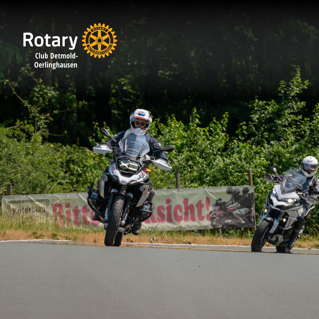 Charity Motorradtour Rotary-Club Detmold-Oerlinghausen
